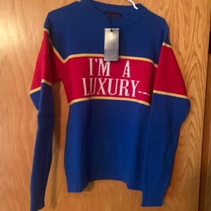 GYLES & GEORGE Original Diana “I’m a Luxury”Sweater